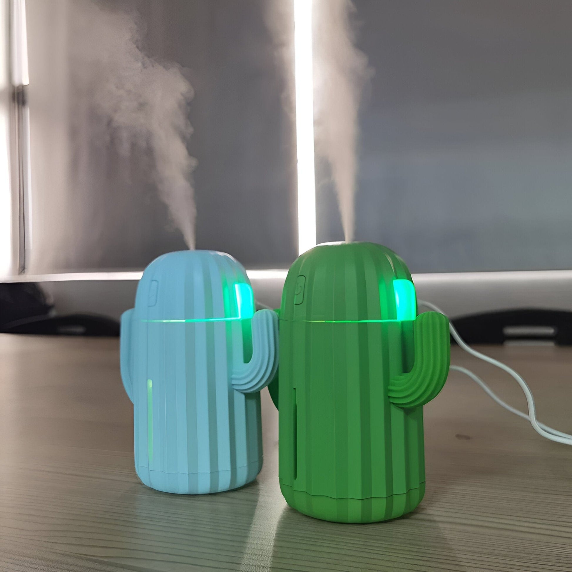 Mini Cactus LED USB Humidifier