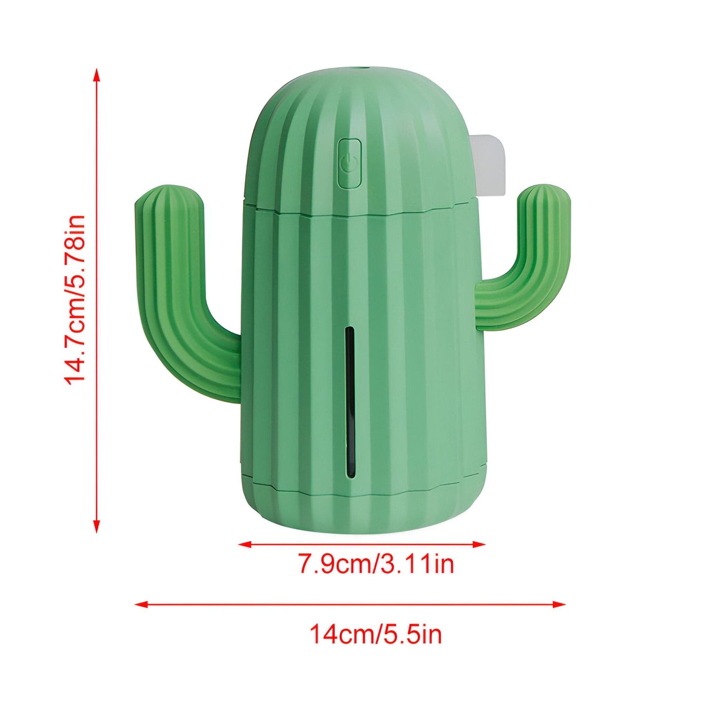 Mini Cactus LED USB Humidifier