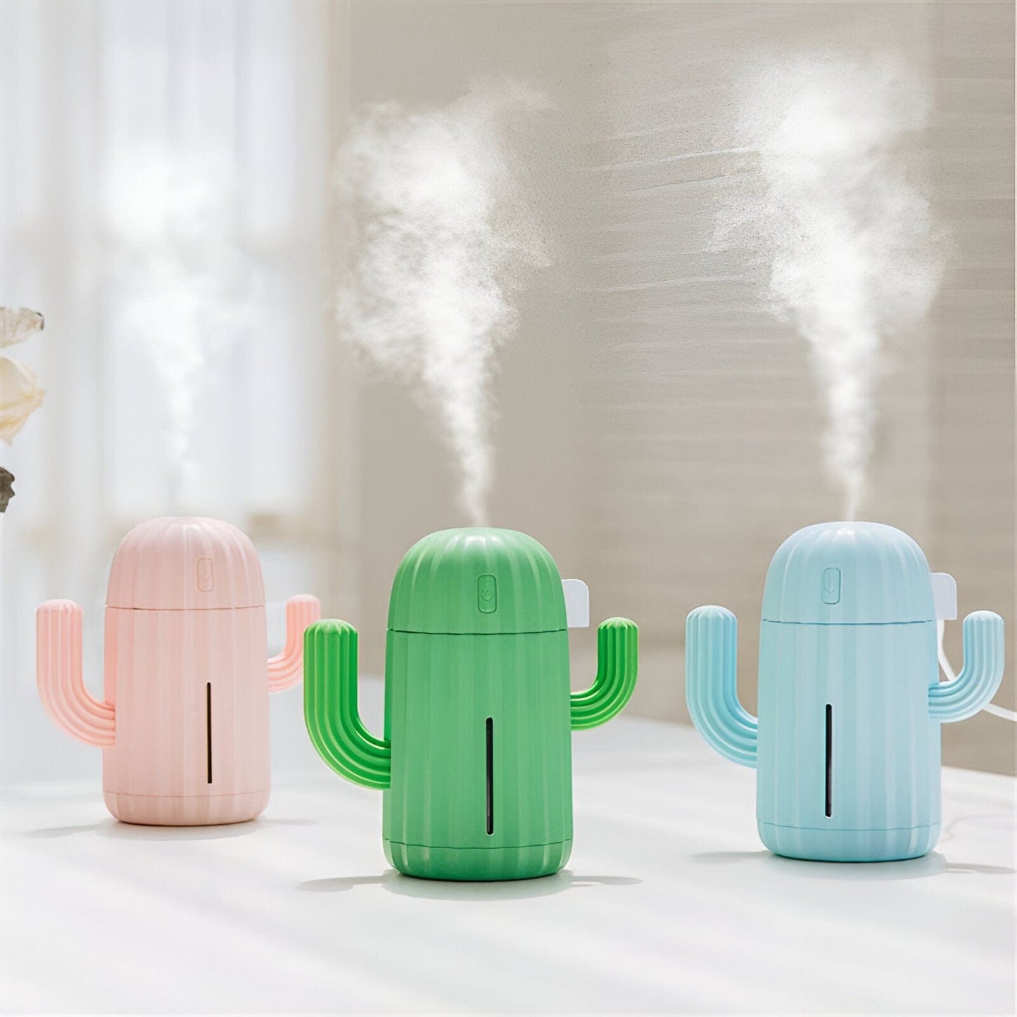 Mini Cactus LED USB Humidifier