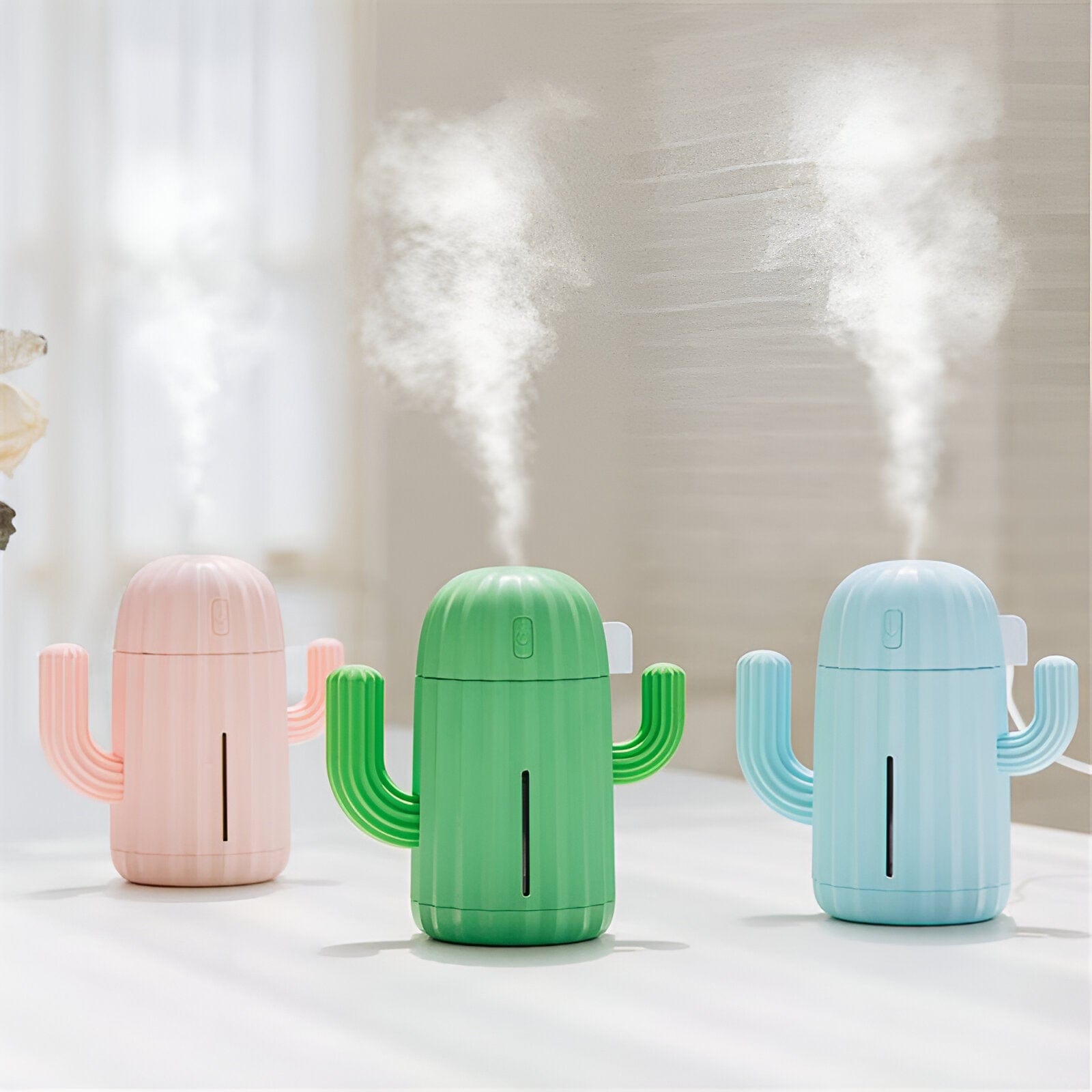 Mini Cactus LED USB Humidifier