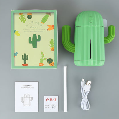 Mini Cactus LED USB Humidifier