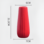 Eye Catching Curved Red Vases