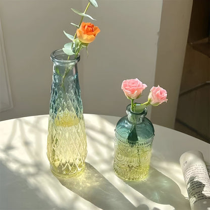  Ombré Glass Bottle Vases