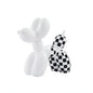 Checkered Balloon Animal Dogs