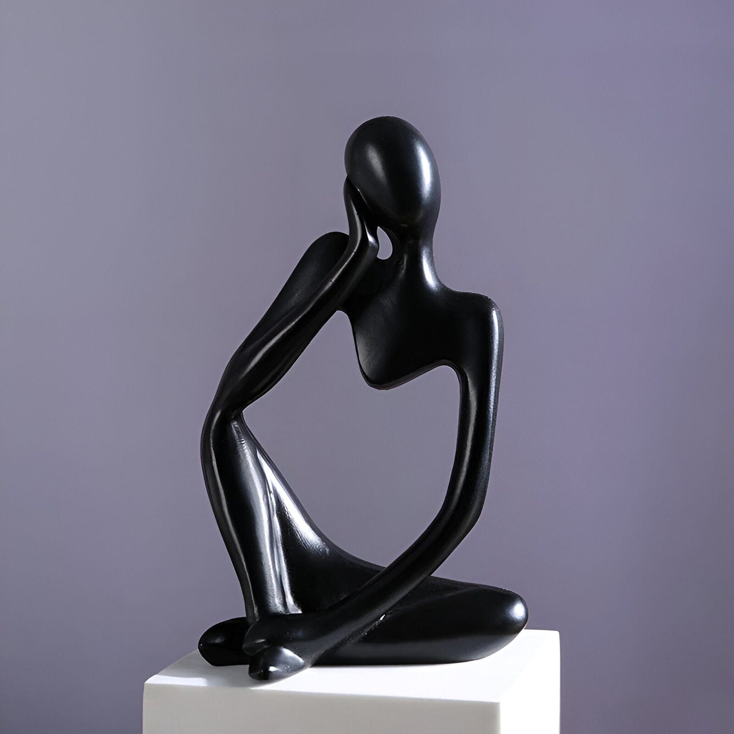 Abstract Thinker Figurine Sculpture