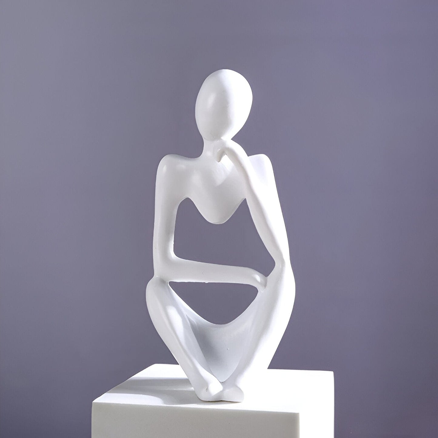 Abstract Thinker Figurine Sculpture