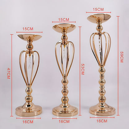 Iron Plated Wedding Candle Holders