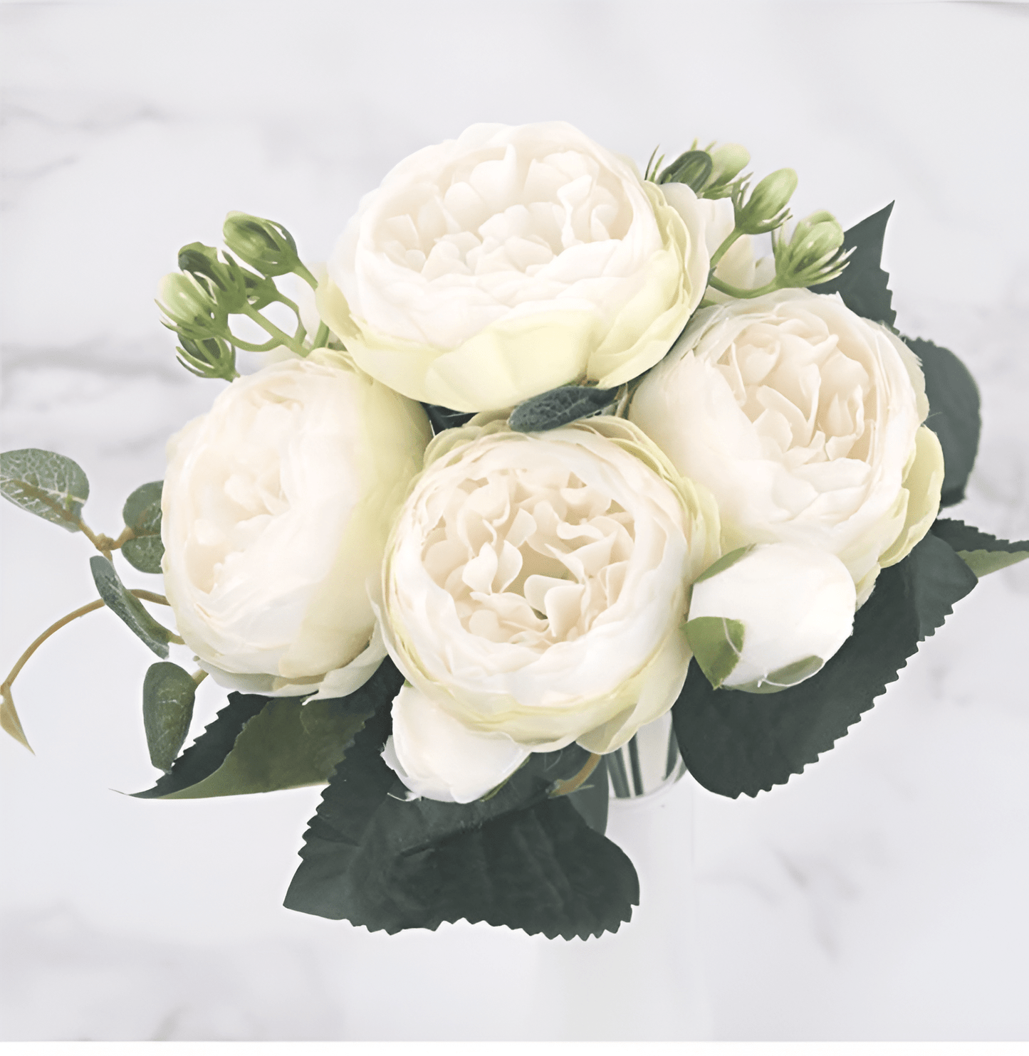 Silk Faux Peonies Artificial Flowers