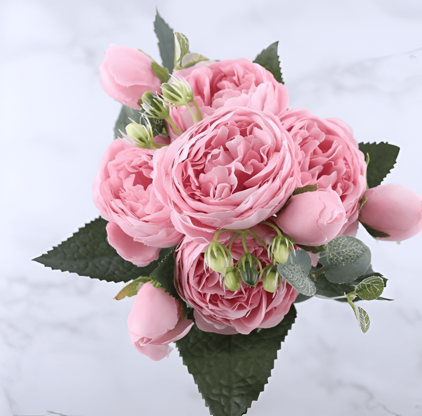 Silk Faux Peonies Artificial Flowers