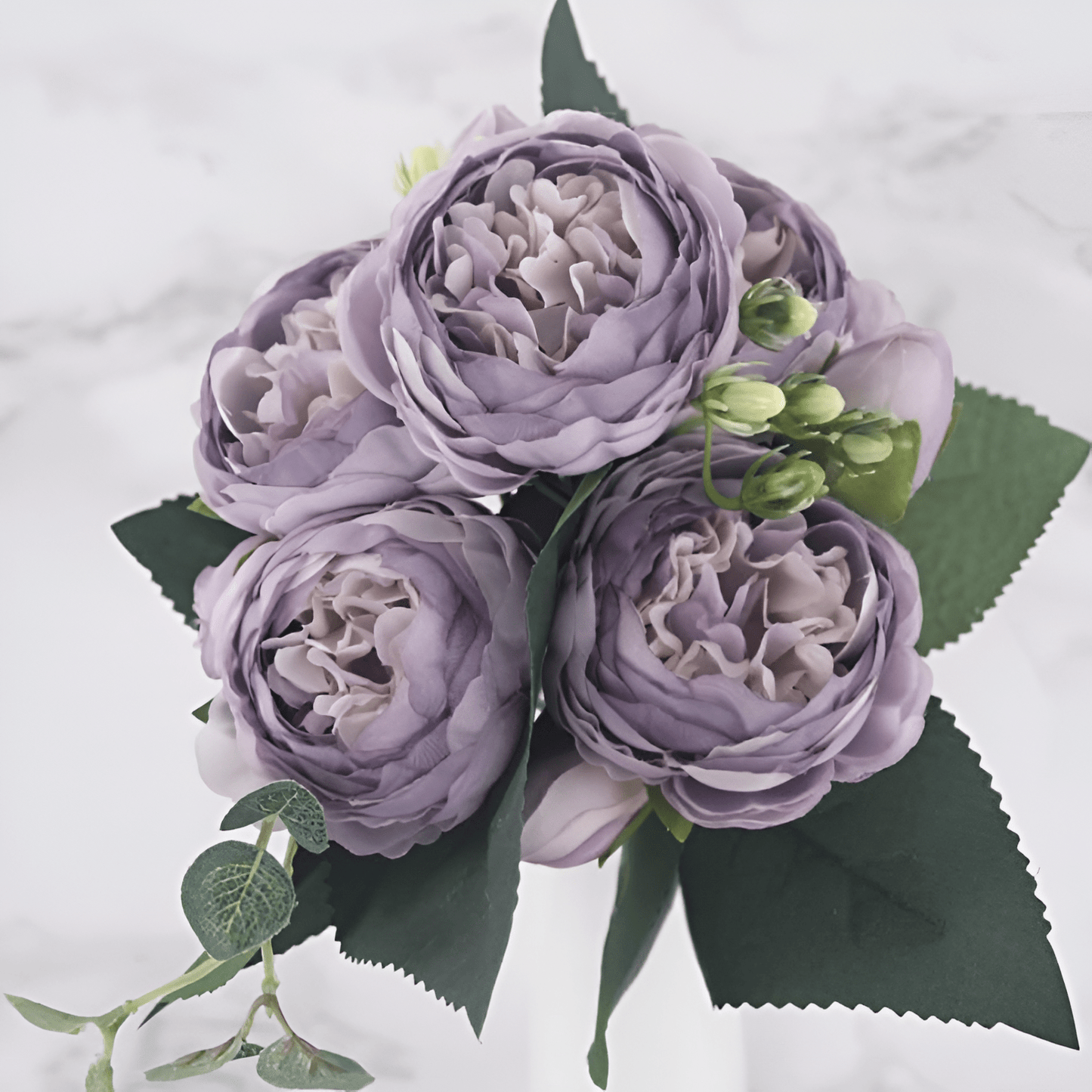 Silk Faux Peonies Artificial Flowers