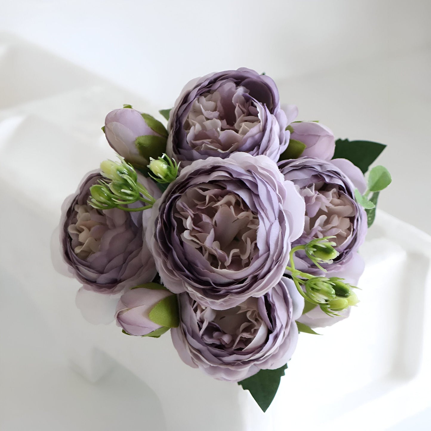 Silk Faux Peonies Artificial Flowers