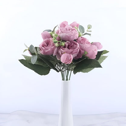 Silk Faux Peonies Artificial Flowers