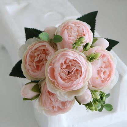 Silk Faux Peonies Artificial Flowers