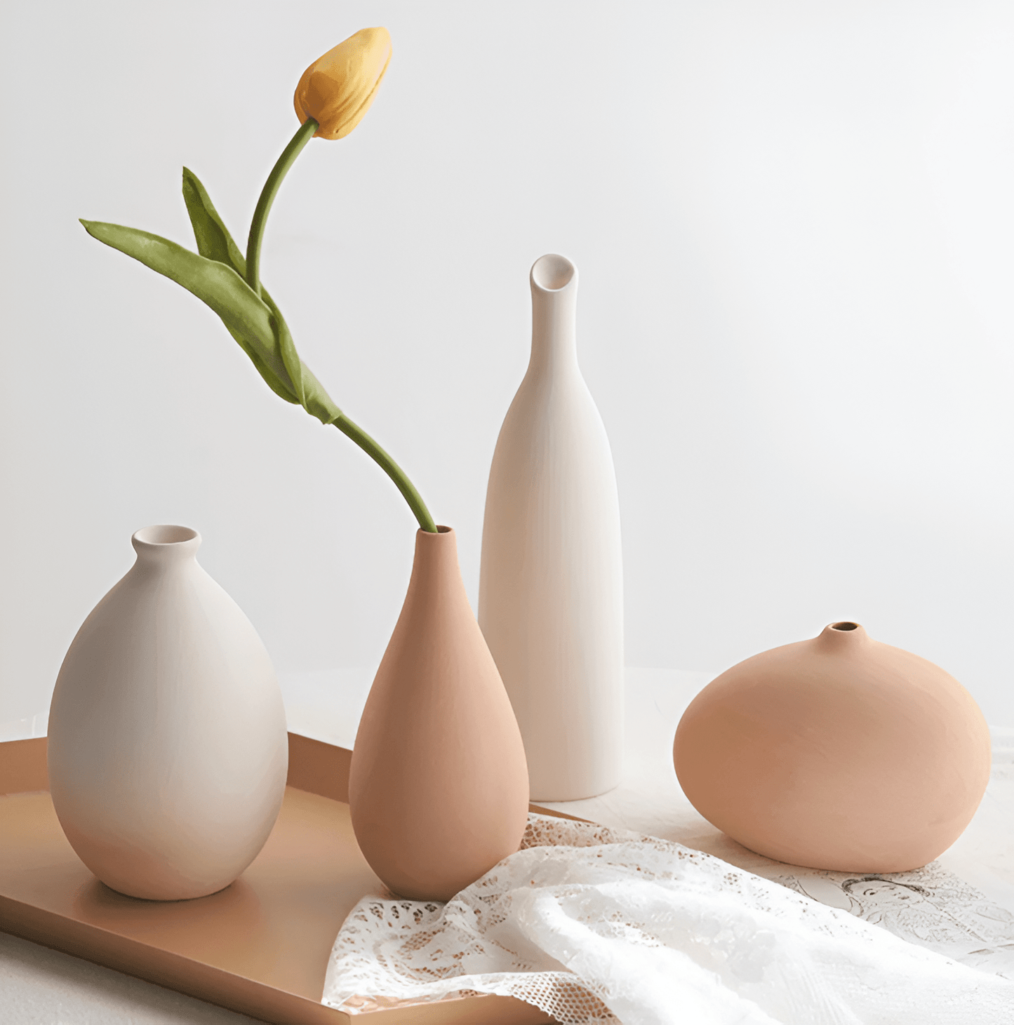  Shades of Neutral Ceramic Vases