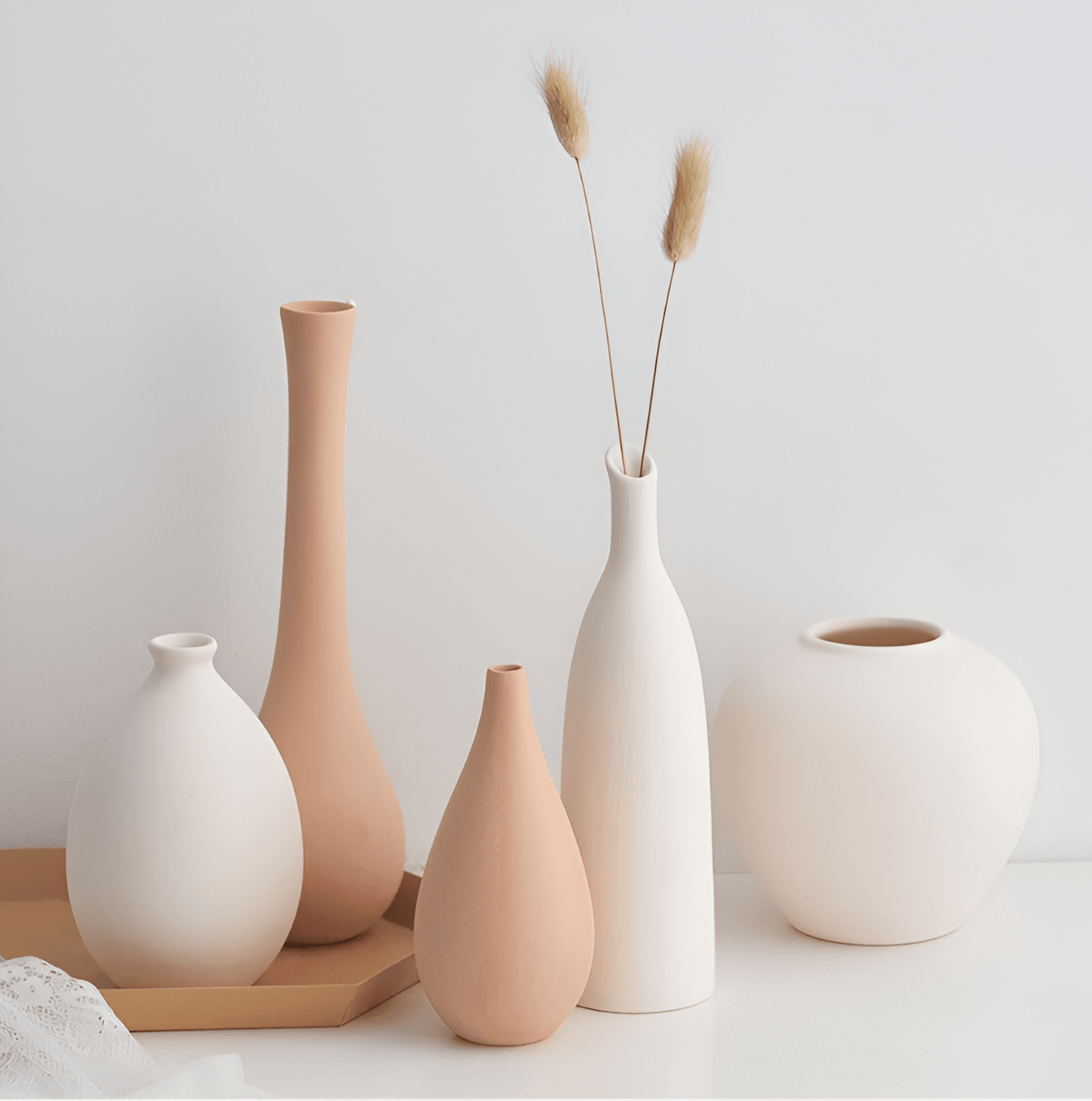  Shades of Neutral Ceramic Vases