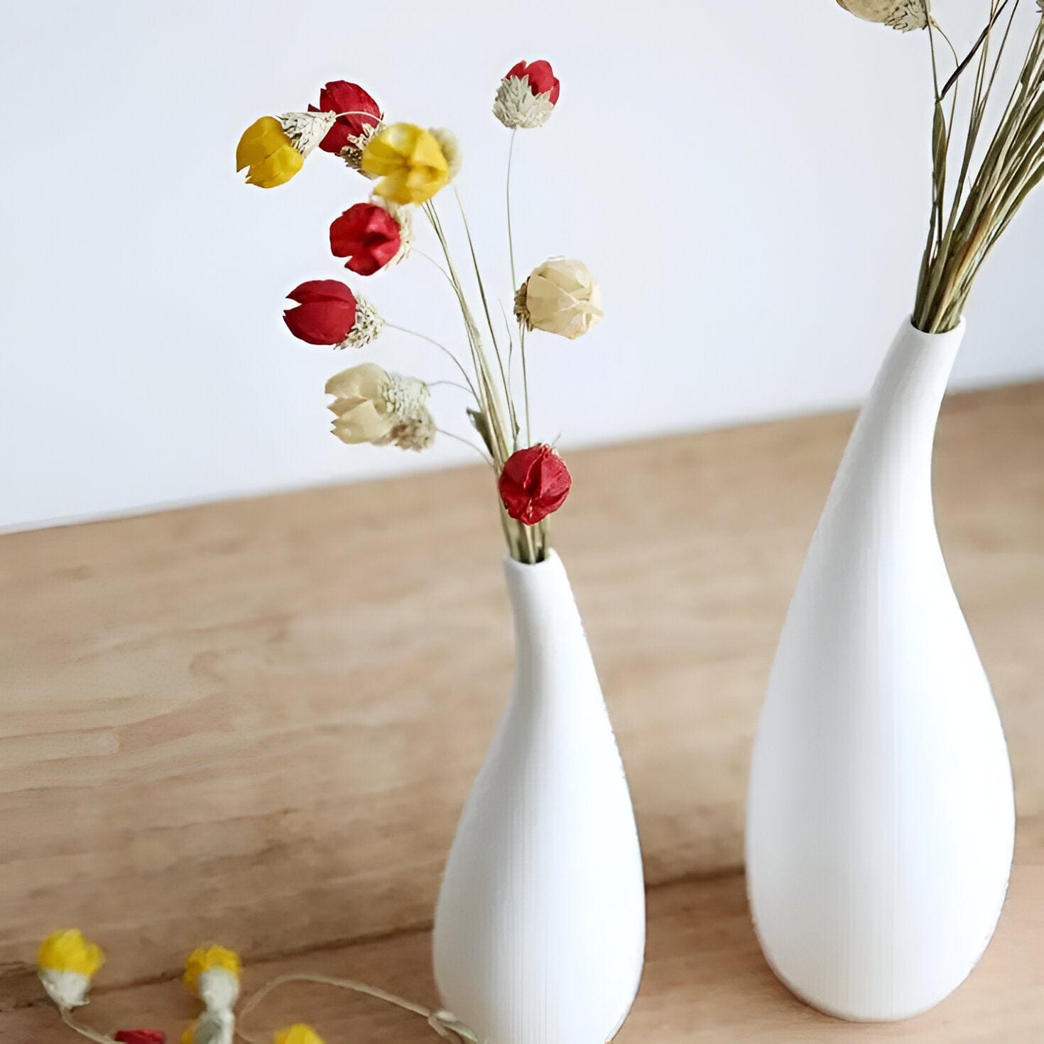 Water Drop White Porcelain Vase