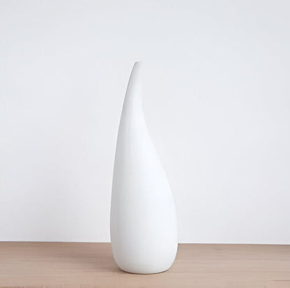 Water Drop White Porcelain Vase