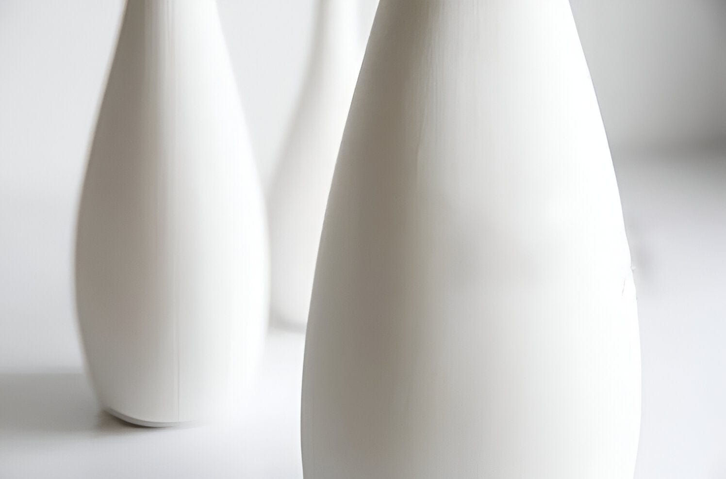 Water Drop White Porcelain Vase