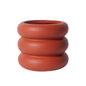 Round Rolls Ceramic Plant Pot