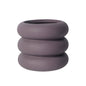 Round Rolls Ceramic Plant Pot