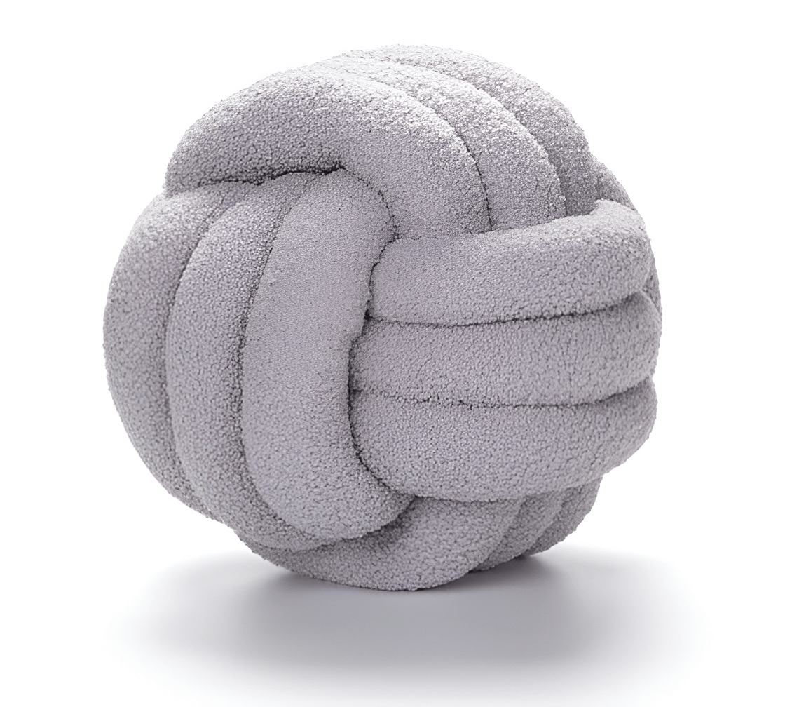 Triple Knot Cotton Fleece Pillow