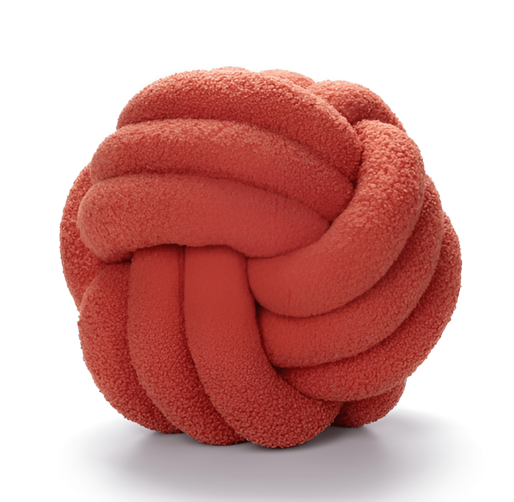 Triple Knot Cotton Fleece Pillow