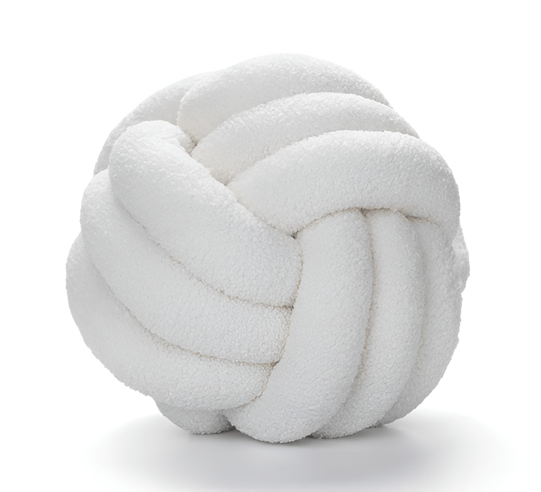 Triple Knot Cotton Fleece Pillow