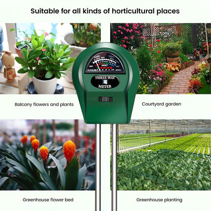 Battery Free Soil Moisture, Light and pH Meter