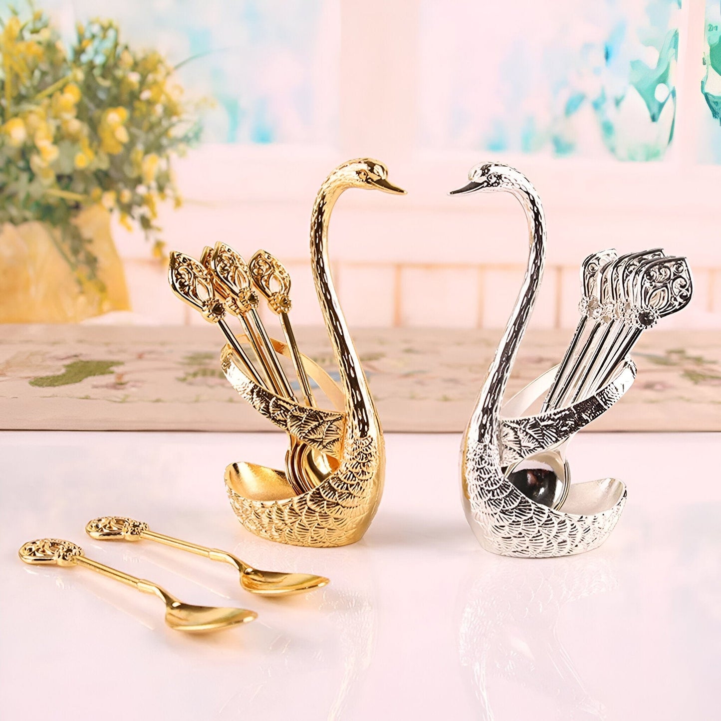 Swan Base Holder Dinnerware