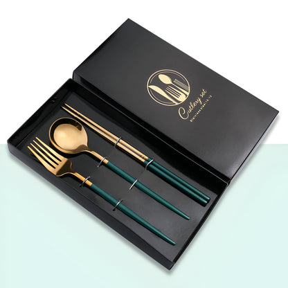 Bright Stainless Steel Utensil Set