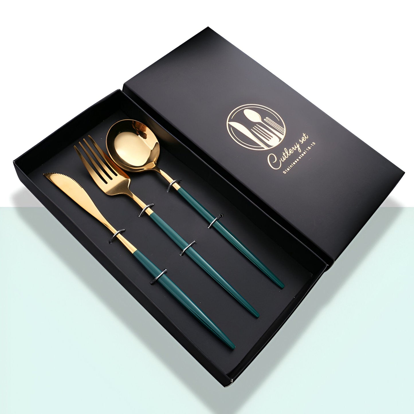 Bright Stainless Steel Utensil Set