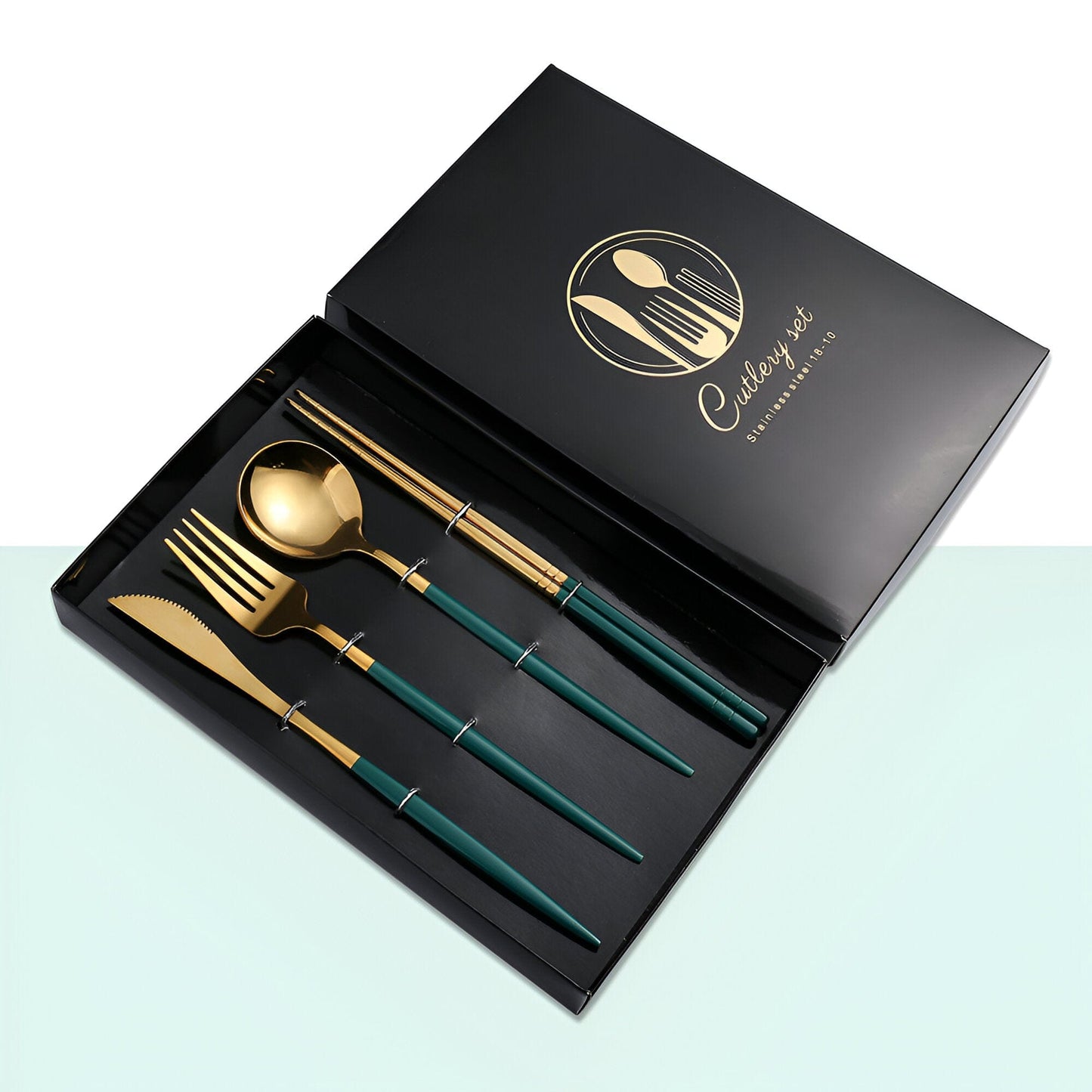 Bright Stainless Steel Utensil Set