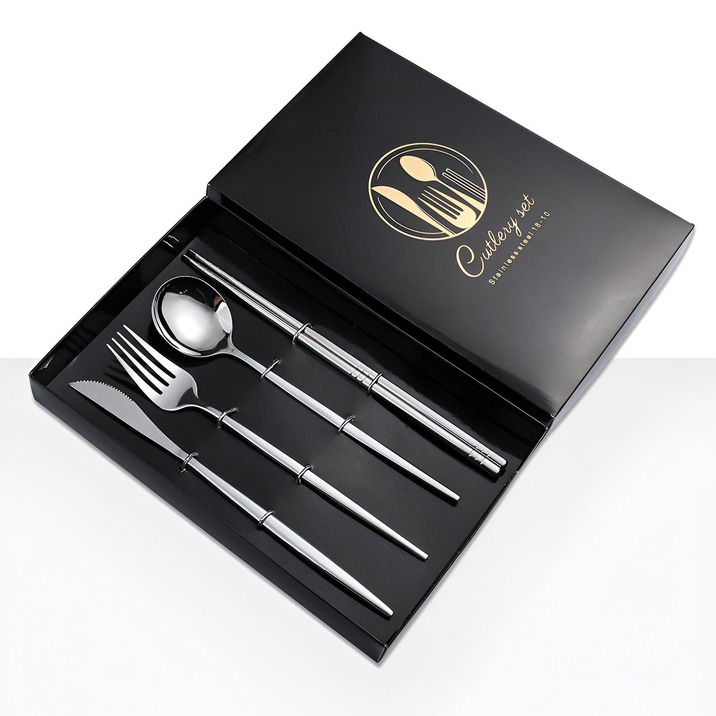 Bright Stainless Steel Utensil Set