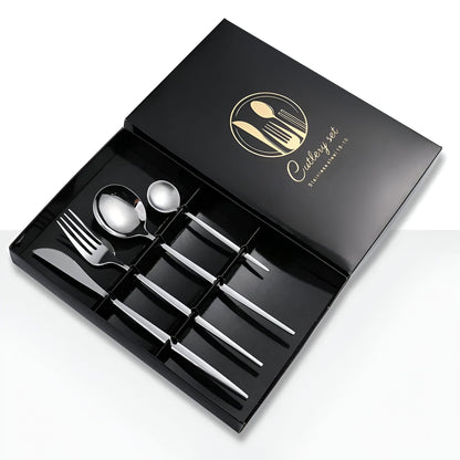 Bright Stainless Steel Utensil Set