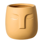 Ceramic Abstract Sleeping Face Planter