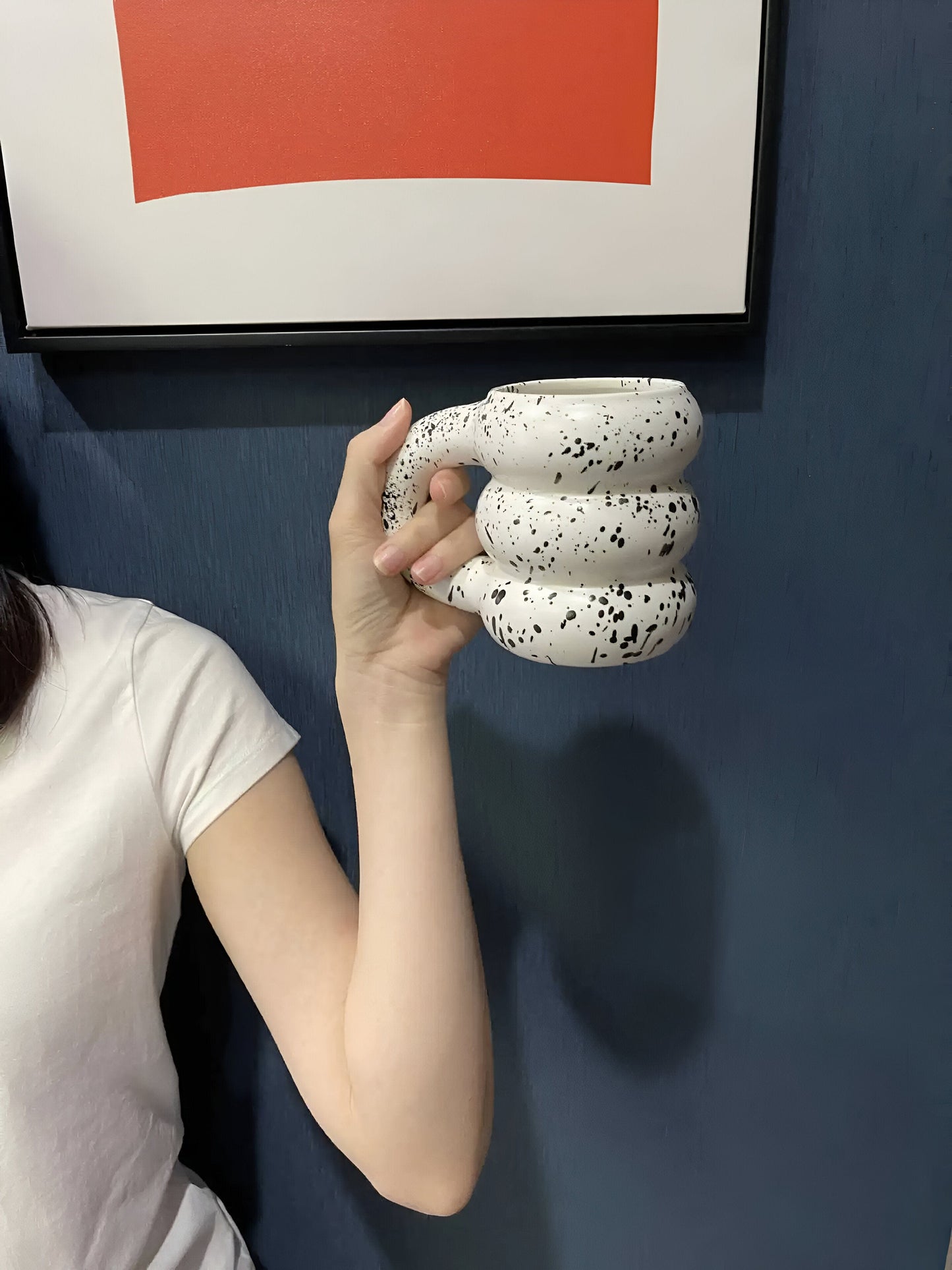 Bubble Roll Ceramic Mug