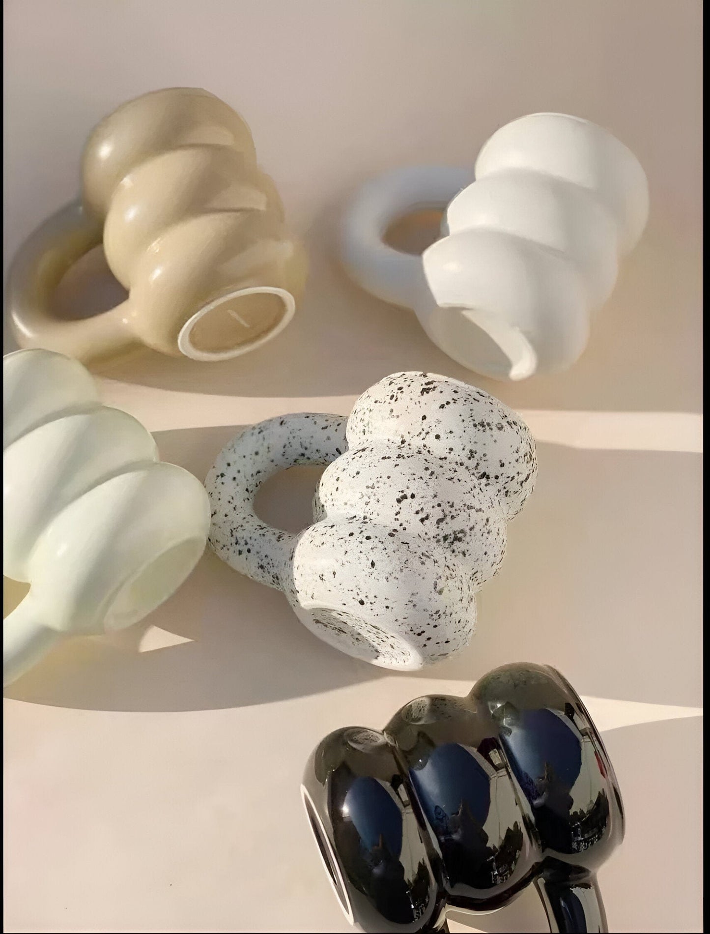 Bubble Roll Ceramic Mug