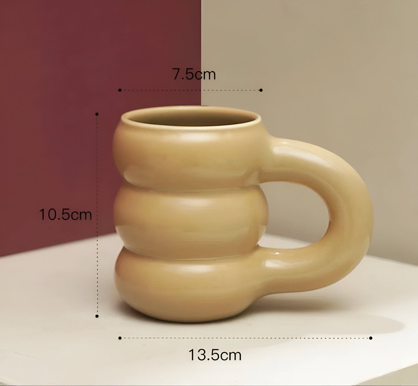 Bubble Roll Ceramic Mug