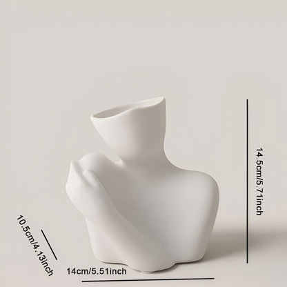 Ceramic Abstract Human body Vase