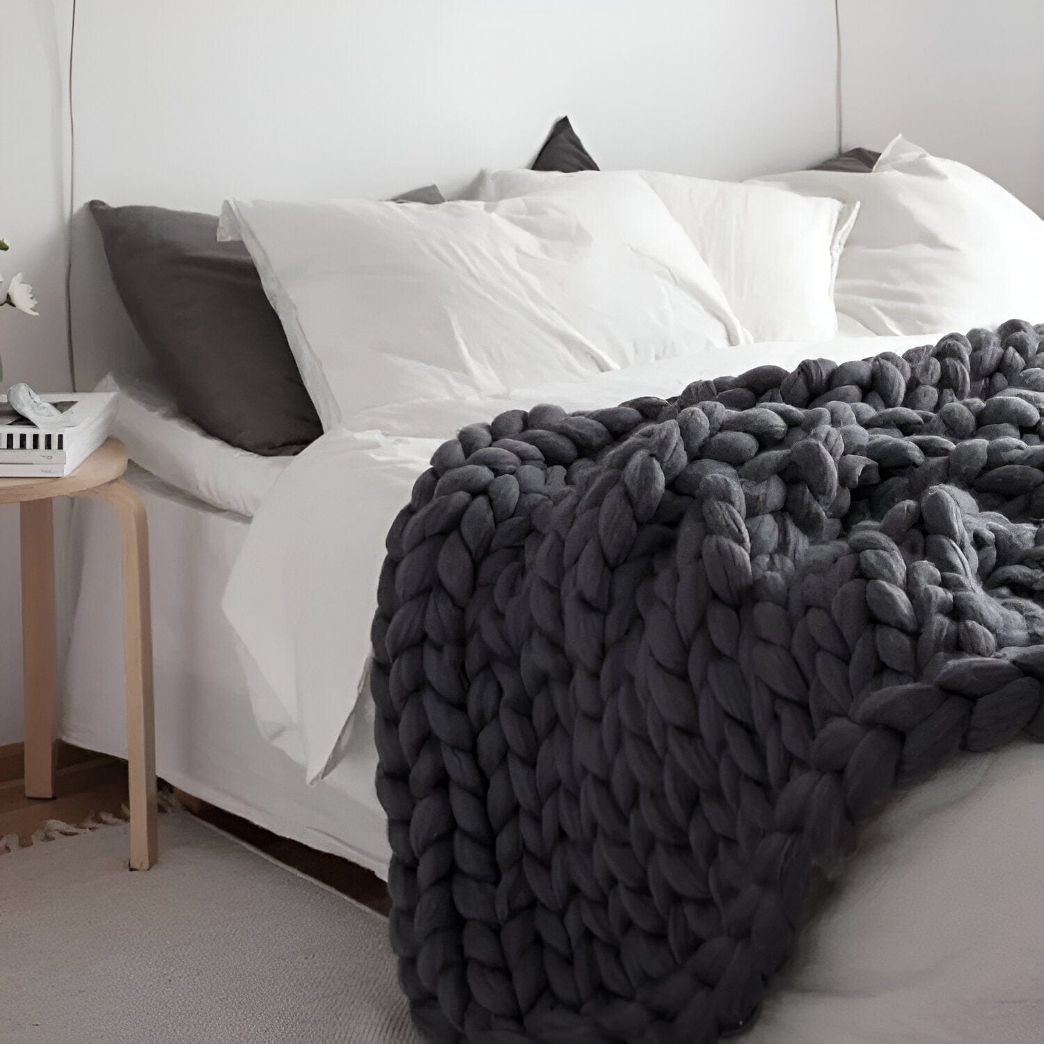 Hygge Chunky Knit Throw Blanket