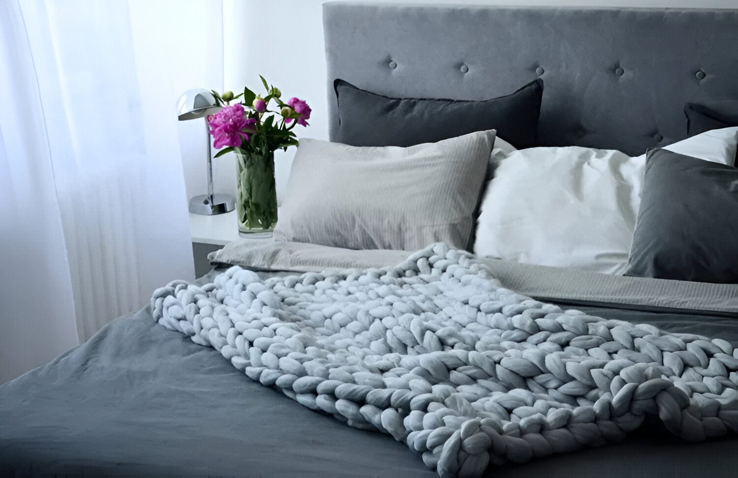 Hygge Chunky Knit Throw Blanket