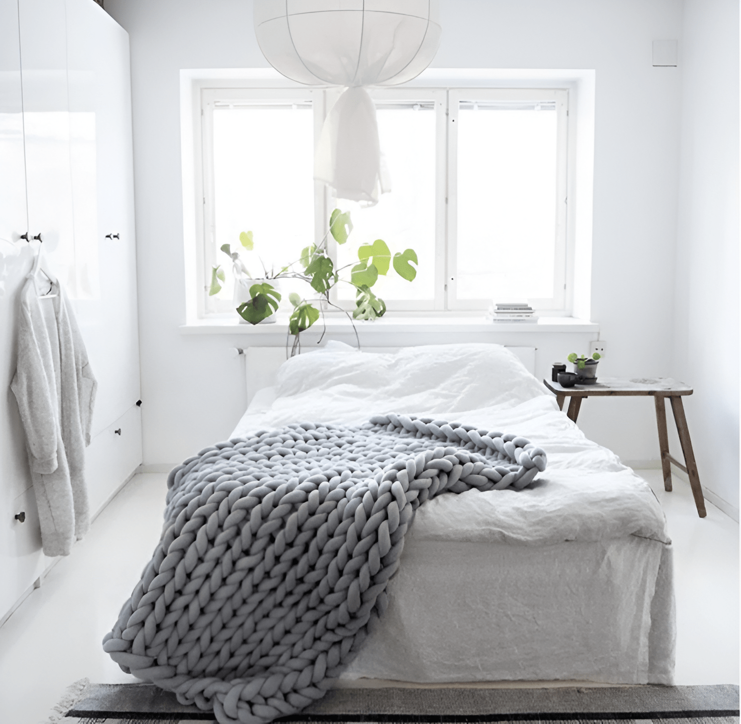 Hygge Chunky Knit Throw Blanket