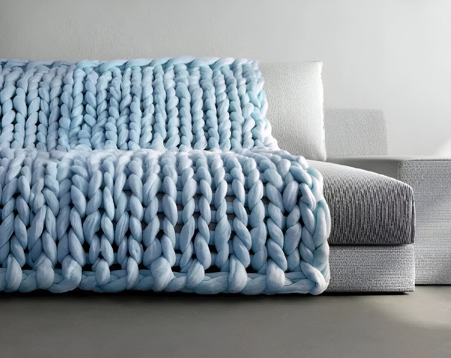 Hygge Chunky Knit Throw Blanket