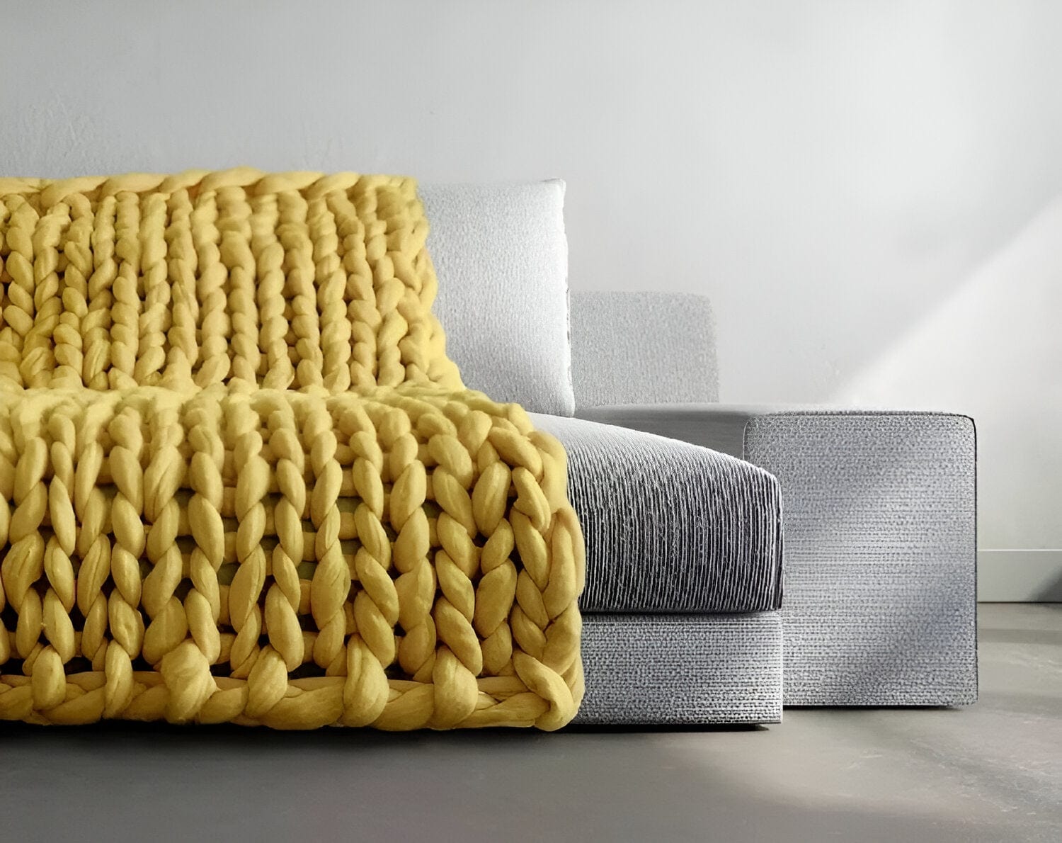 Hygge Chunky Knit Throw Blanket