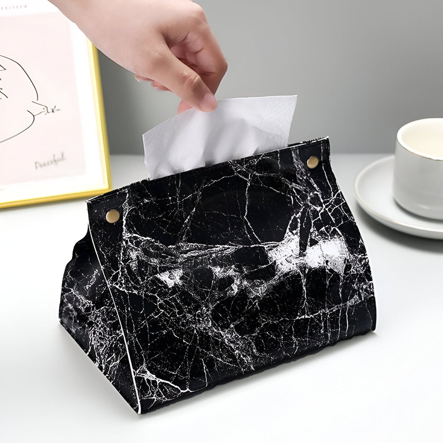 Marble Tissue Case