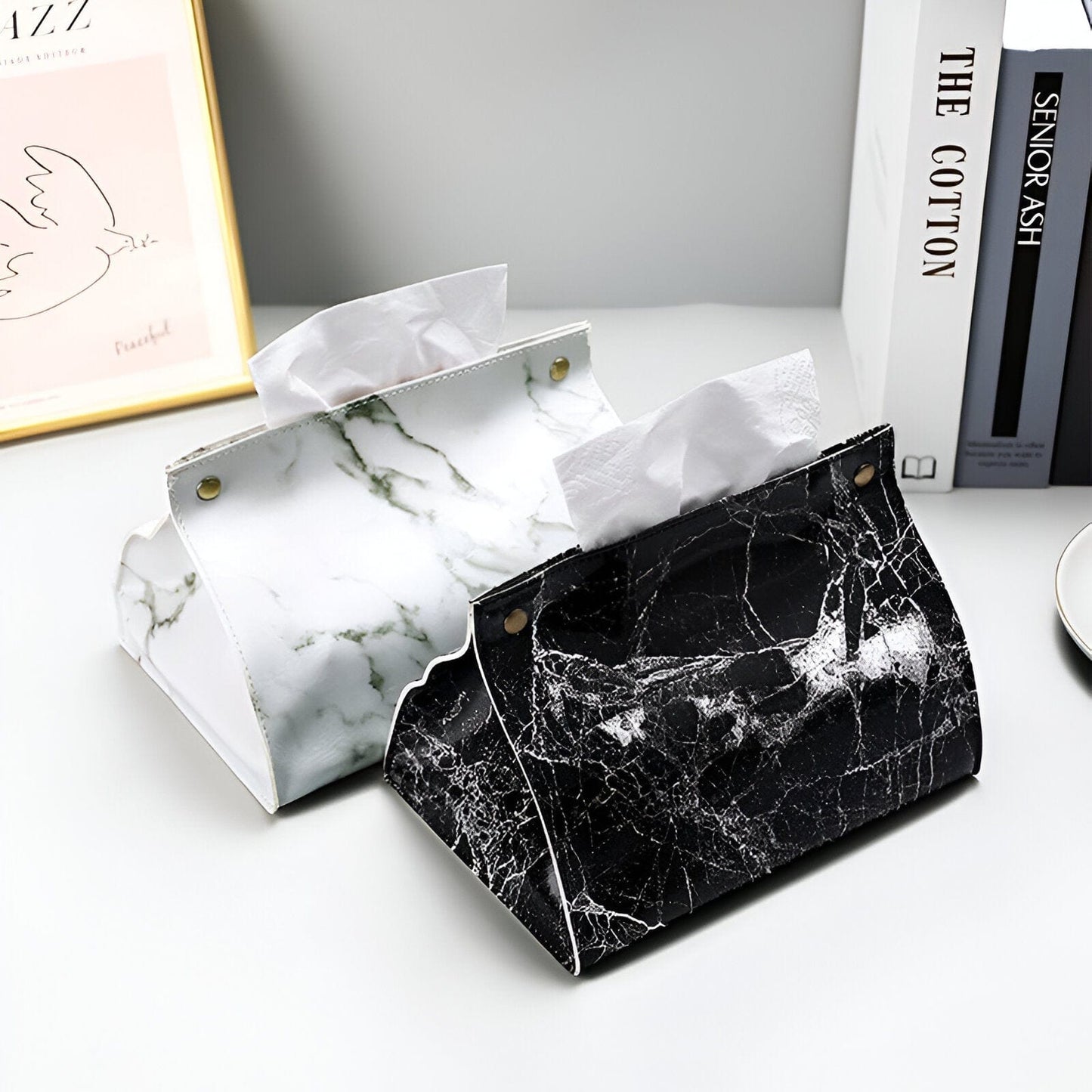 Marble Tissue Case