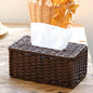 Rattan Tissue Box