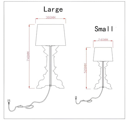 Modern Baroque LED Table Lamp