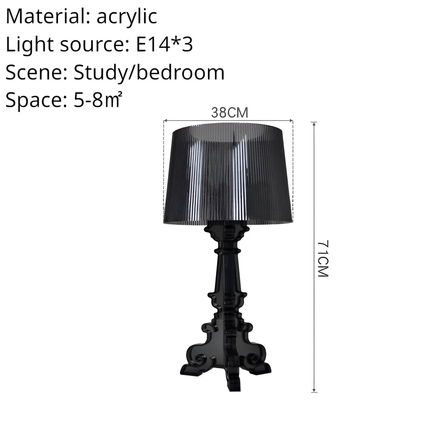 Modern Baroque LED Table Lamp