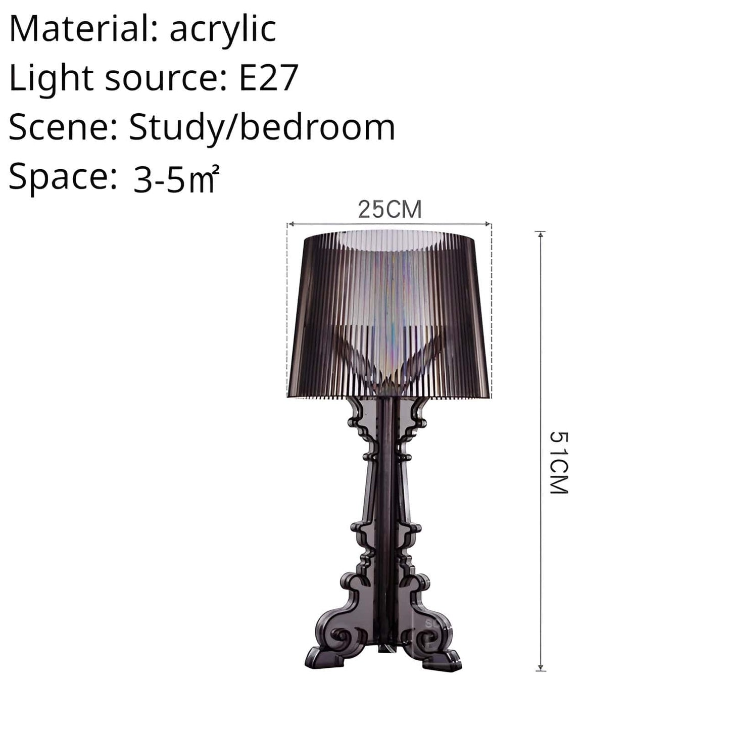 Modern Baroque LED Table Lamp